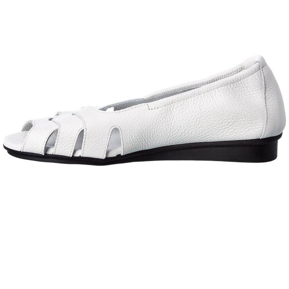 Arche Ninova Leather Flats Ballerina White - Picture 2 of 12
